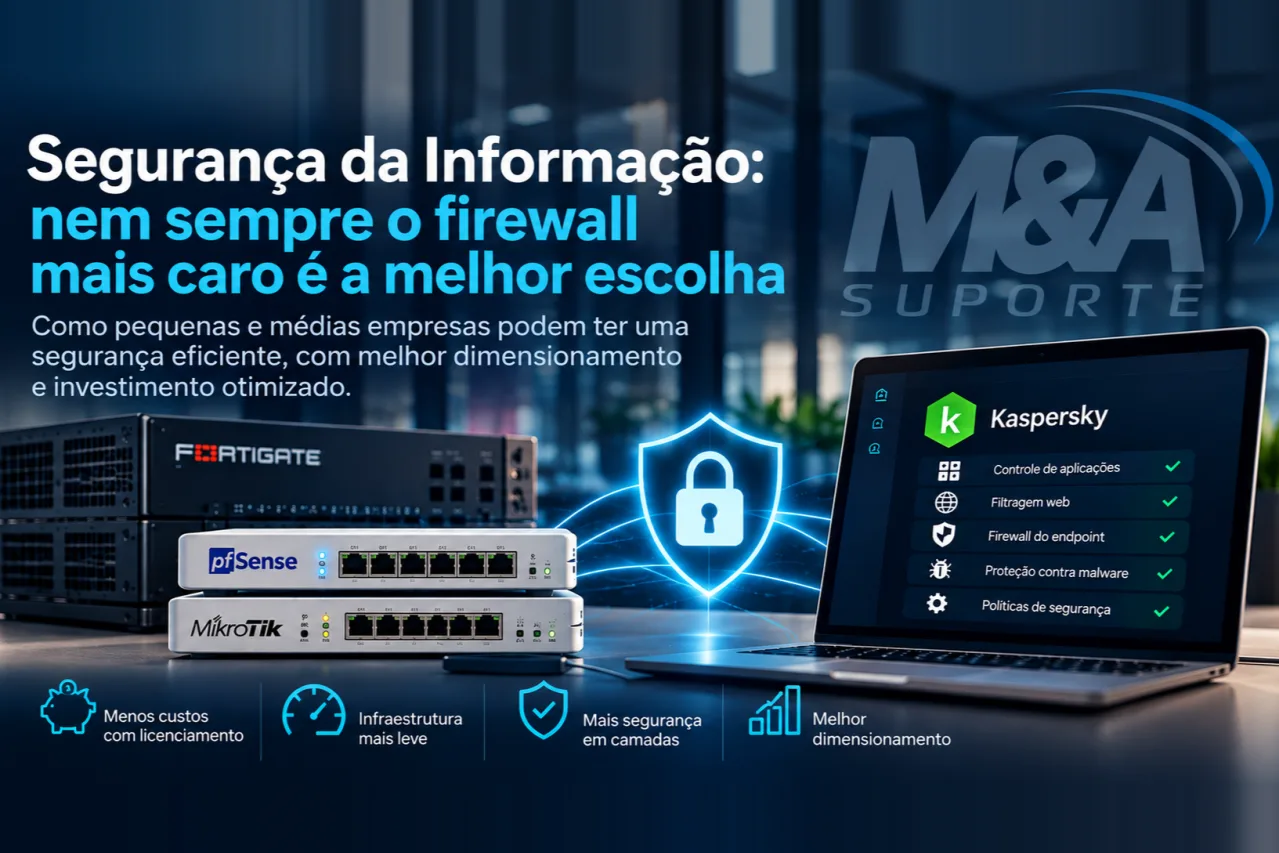 Segurança da informação: nem sempre o firewall mais caro é a melhor escolha